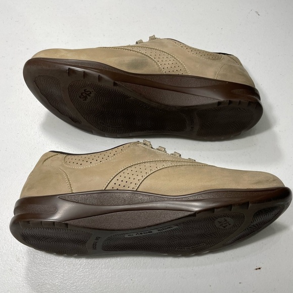 SAS Men\'s Beige  Suede Oxfords Size 11W SB- main image 10
